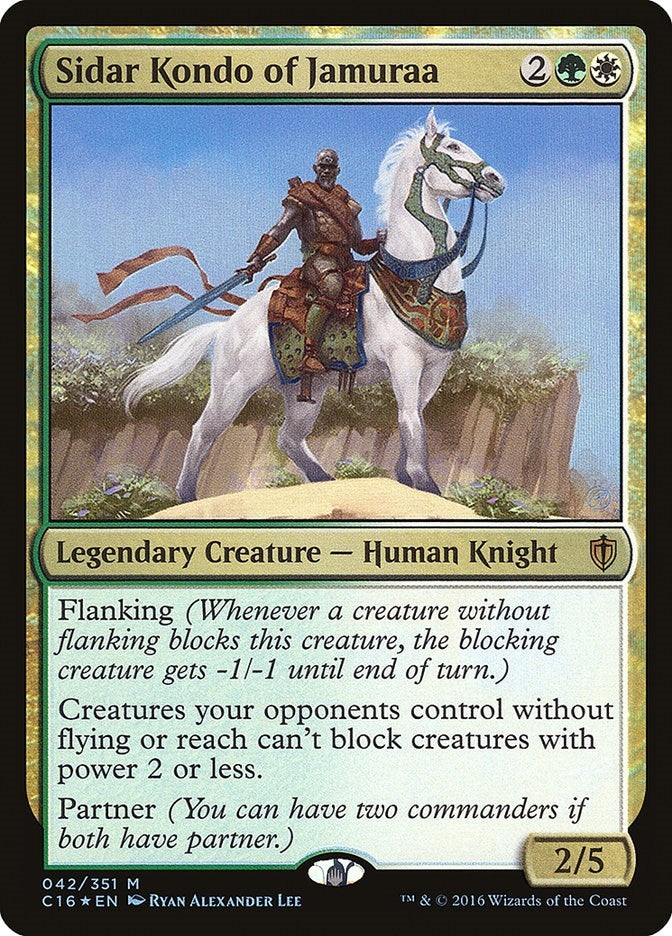 Image for Sidar Kondo of Jamuraa (Commander 2016) (42) - Magic: The Gathering