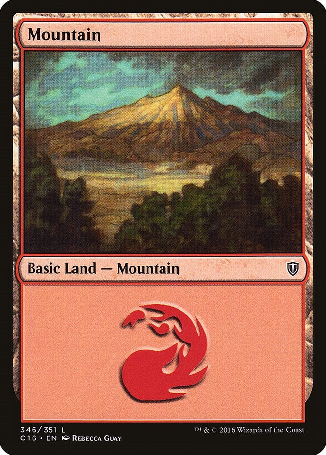 Image for Mountain (346) (Commander 2016) (346) - Magic: The Gathering
