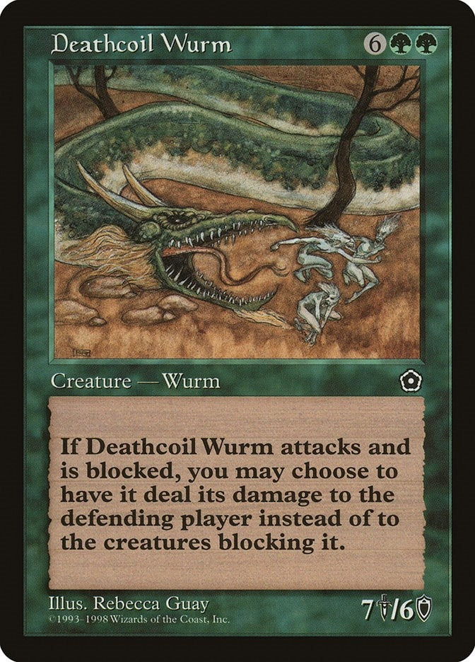 Image for Deathcoil Wurm (Portal Second Age) - Magic: The Gathering