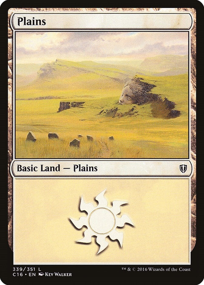 Image for Plains (339) (Commander 2016) (339) - Magic: The Gathering