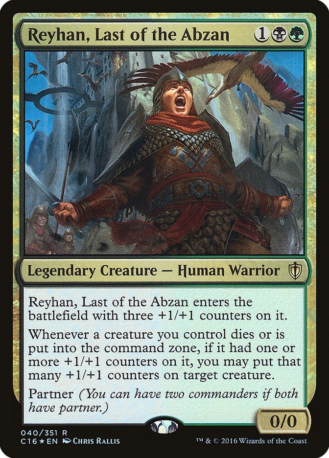 Image for Reyhan, Last of the Abzan (Commander 2016) (40) - Magic: The Gathering