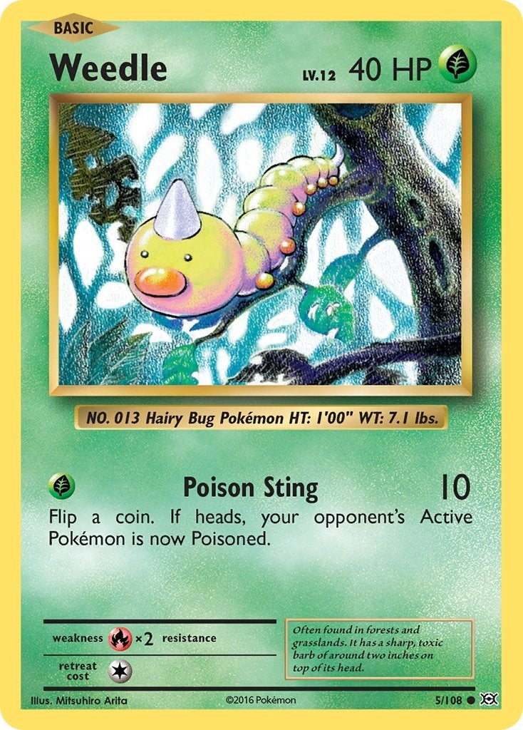 Image for Weedle (XY - Evolutions) (5/108) - Pokemon