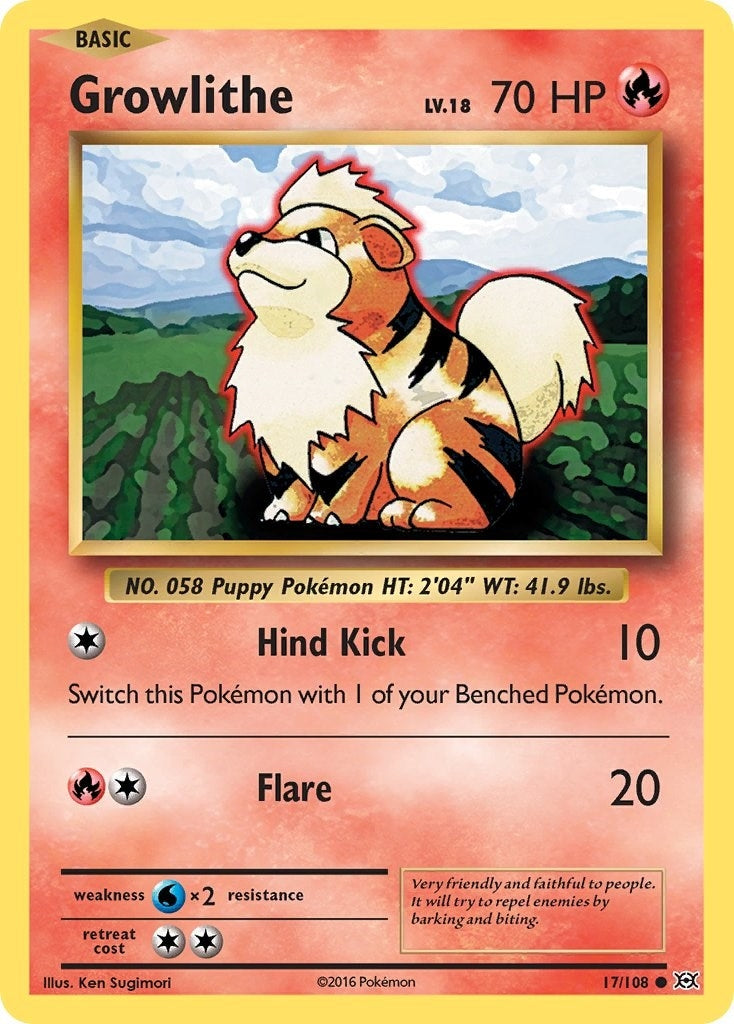 Image for Growlithe (XY - Evolutions) (17/108) - Pokemon