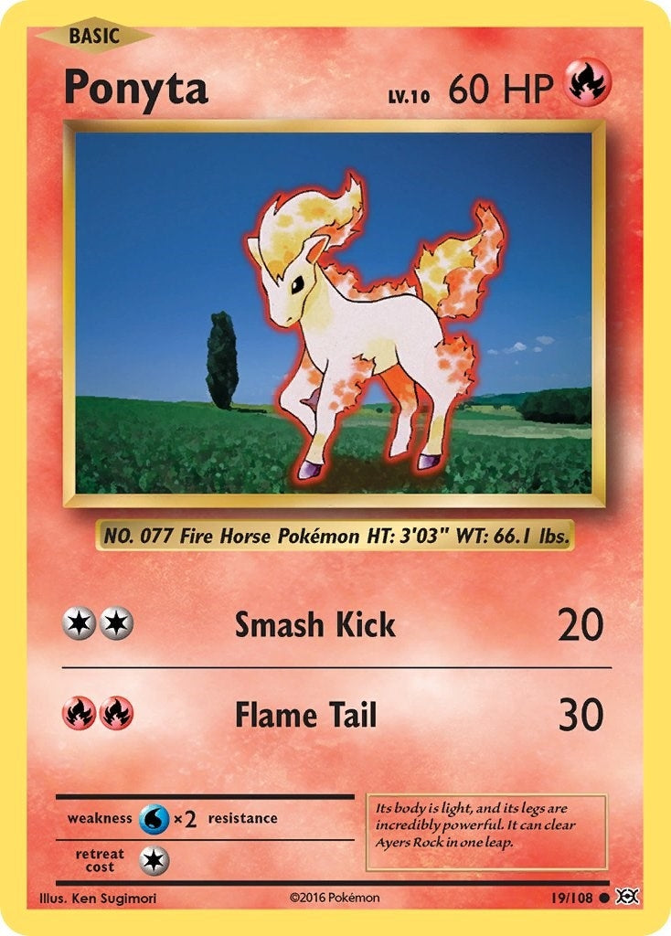 Image for Ponyta (XY - Evolutions) (19/108) - Pokemon