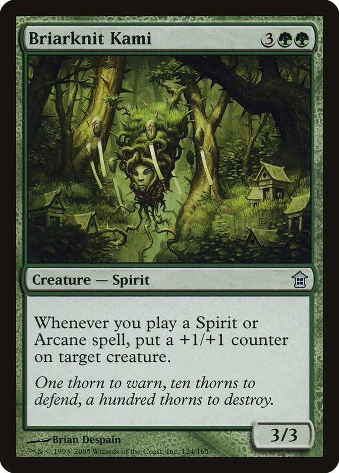 Image for Briarknit Kami (Saviors of Kamigawa) (124) - Magic: The Gathering