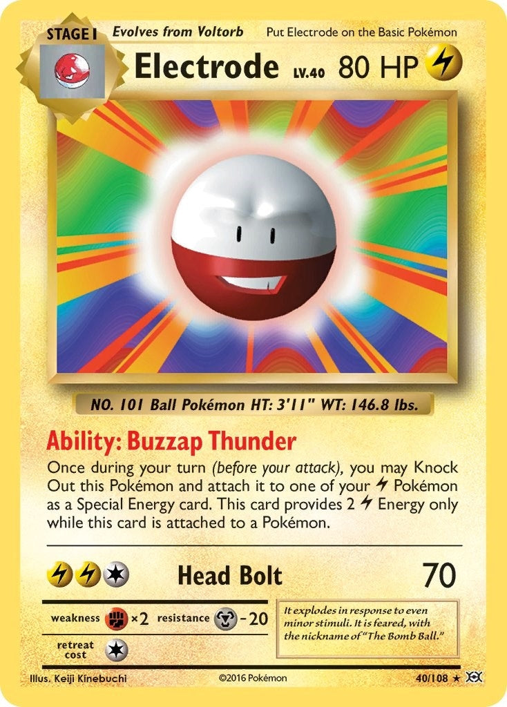 Image for Electrode (XY - Evolutions) (40/108) - Pokemon