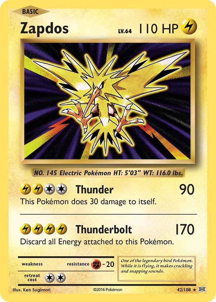Image for Zapdos (XY - Evolutions) (42/108) - Pokemon