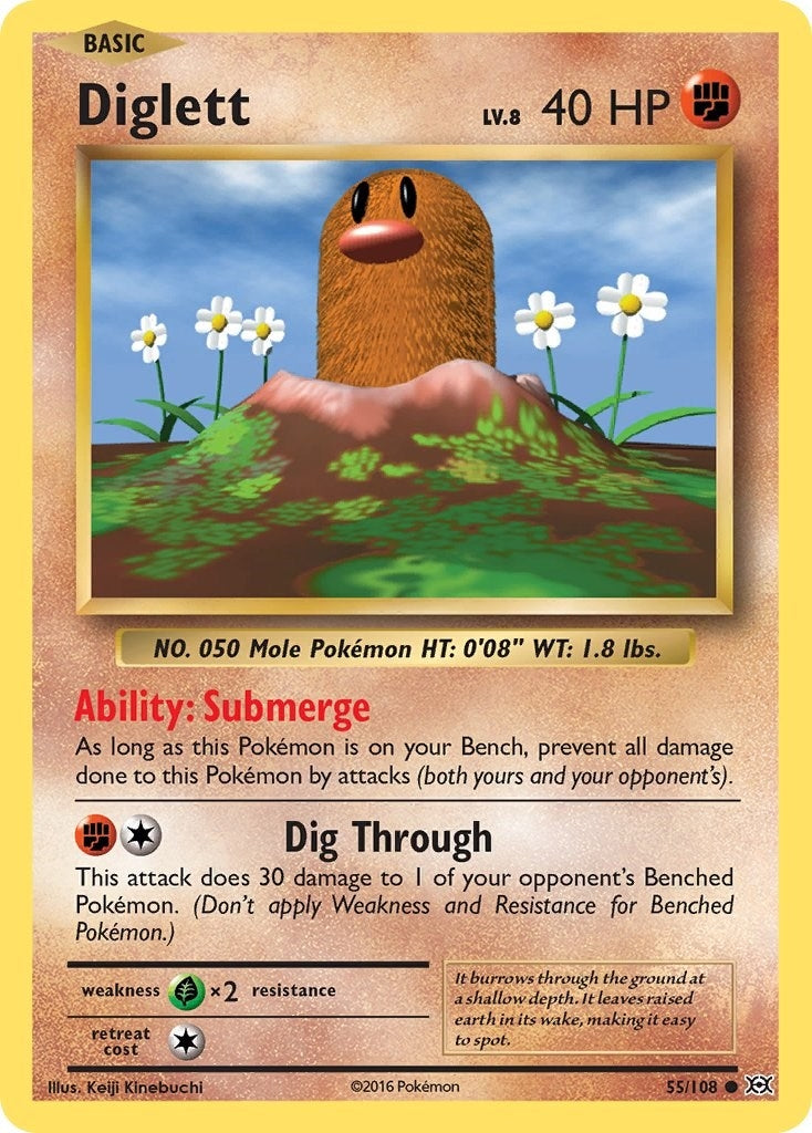 Image for Diglett (XY - Evolutions) (55/108) - Pokemon