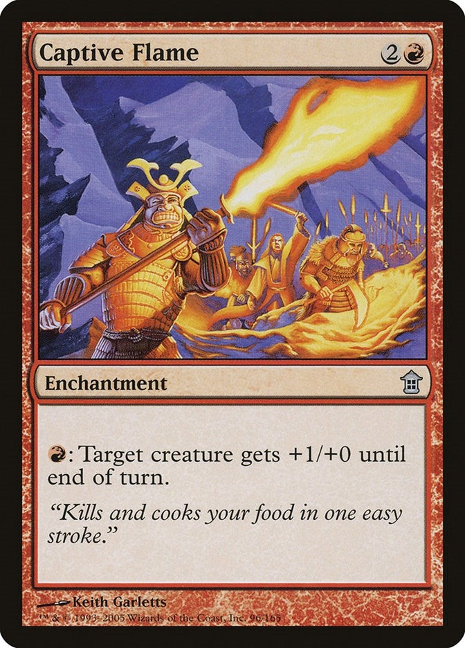 Image for Captive Flame (Saviors of Kamigawa) (96) - Magic: The Gathering