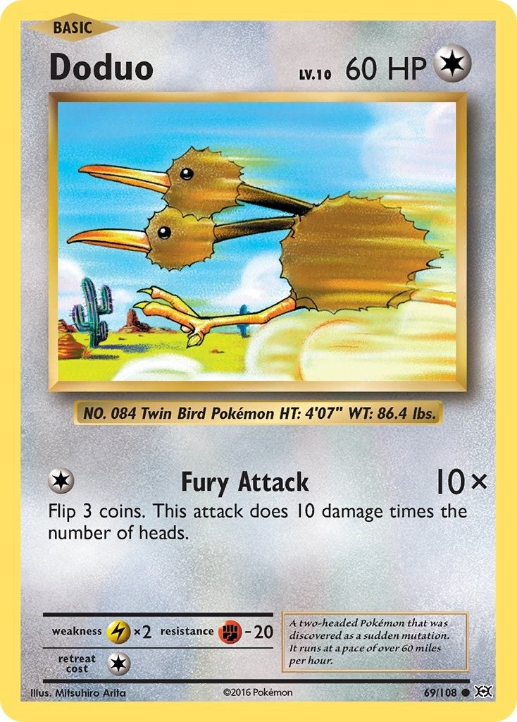 Image for Doduo (XY - Evolutions) (69/108) - Pokemon