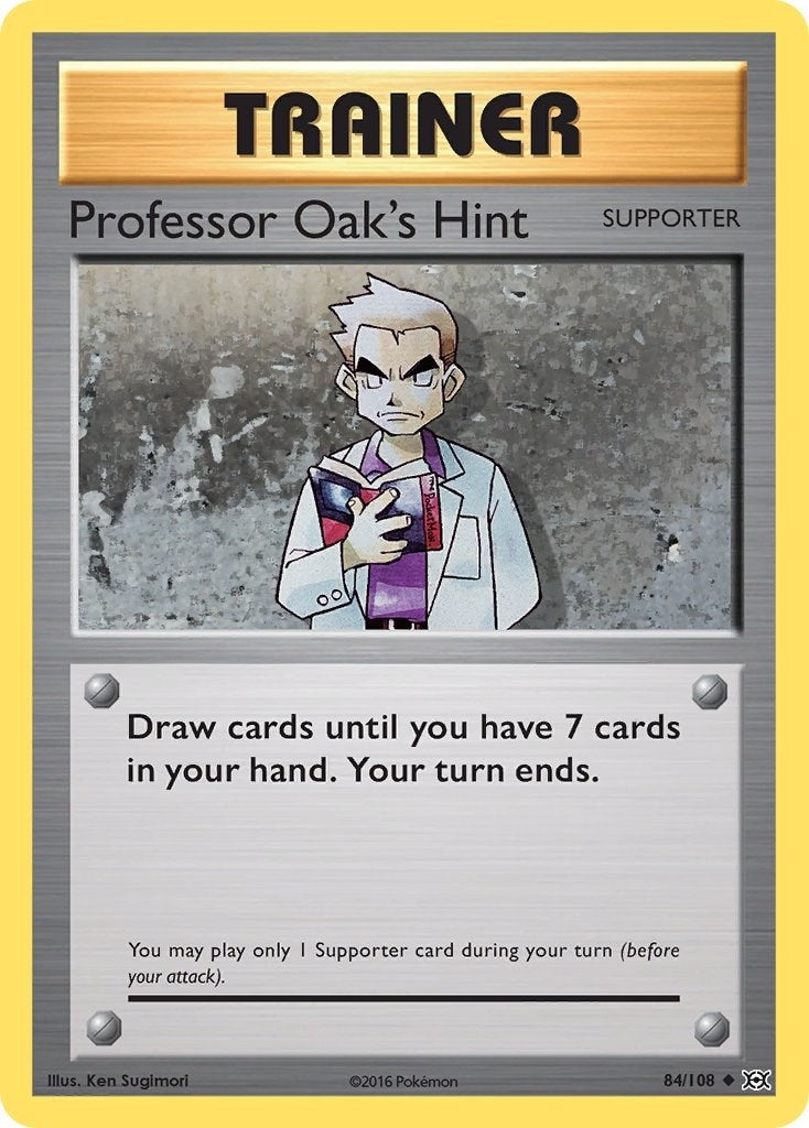 Image for Professor Oak's Hint (XY - Evolutions) (84/108) - Pokemon
