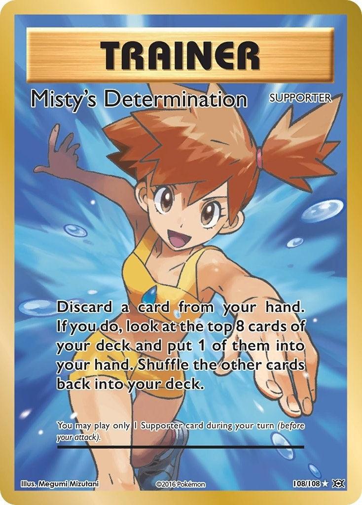 Image for Misty's Determination (Full Art) (XY - Evolutions) (108/108) - Pokemon