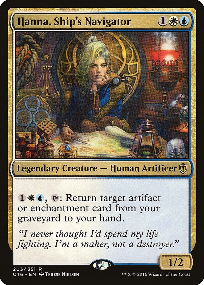Image for Hanna, Ship's Navigator (Commander 2016) (203) - Magic: The Gathering