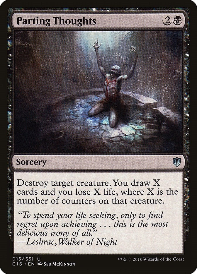 Image for Parting Thoughts (Commander 2016) (15) - Magic: The Gathering
