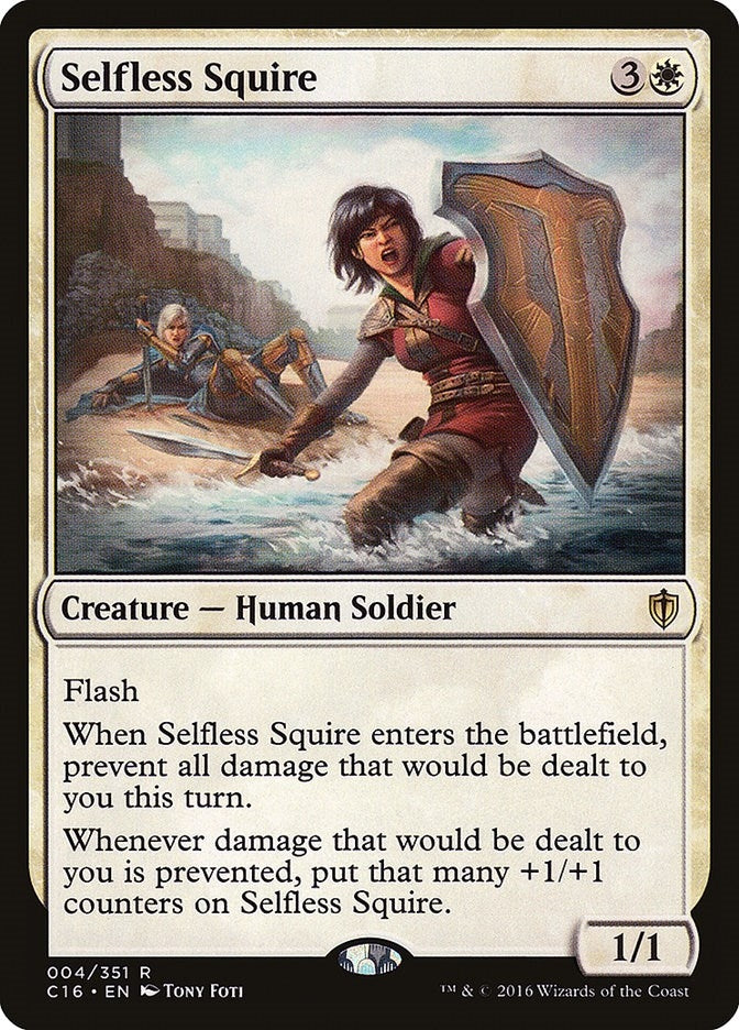 Image for Selfless Squire (Commander 2016) (4) - Magic: The Gathering