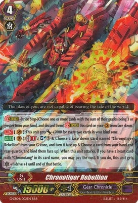 Image for Chronotiger Rebellion (G-CB04: Gear of Fate) (G-CB04/002EN) - Cardfight Vanguard
