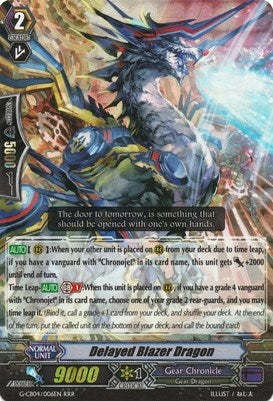 Image for Delayed Blazer Dragon (G-CB04: Gear of Fate) (G-CB04/006EN) - Cardfight Vanguard
