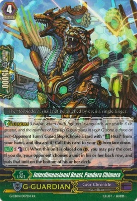 Image for Interdimensional Beast, Pandora Chimera (G-CB04: Gear of Fate) (G-CB04/007EN) - Cardfight Vanguard
