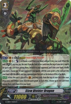 Image for Slow Divider Dragon (G-CB04: Gear of Fate) (G-CB04/016EN) - Cardfight Vanguard