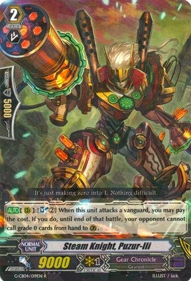 Image for Steam Knight, Puzur-Ili (G-CB04: Gear of Fate) (G-CB04/019EN) - Cardfight Vanguard