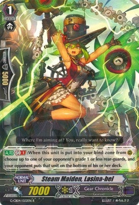Image for Steam Maiden, Lasina-bel (G-CB04: Gear of Fate) (G-CB04/022EN) - Cardfight Vanguard