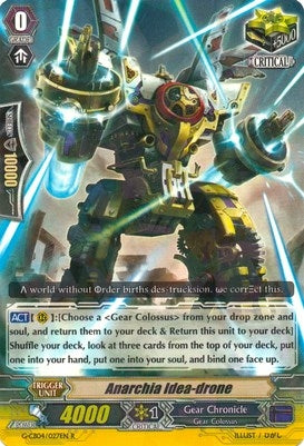 Image for Anarchia Idea-drone (G-CB04: Gear of Fate) (G-CB04/027EN) - Cardfight Vanguard
