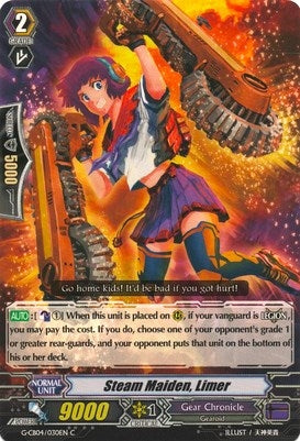 Image for Steam Maiden, Limer (G-CB04: Gear of Fate) (G-CB04/030EN) - Cardfight Vanguard