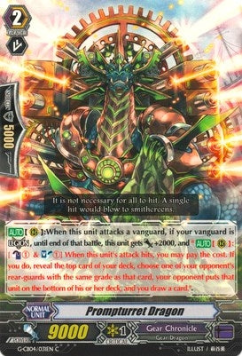 Image for Prompturret Dragon (G-CB04: Gear of Fate) (G-CB04/031EN) - Cardfight Vanguard