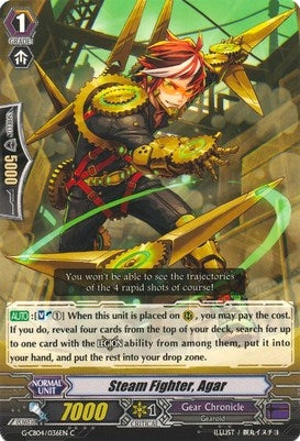 Image for Steam Fighter, Agar (G-CB04: Gear of Fate) (G-CB04/036EN) - Cardfight Vanguard