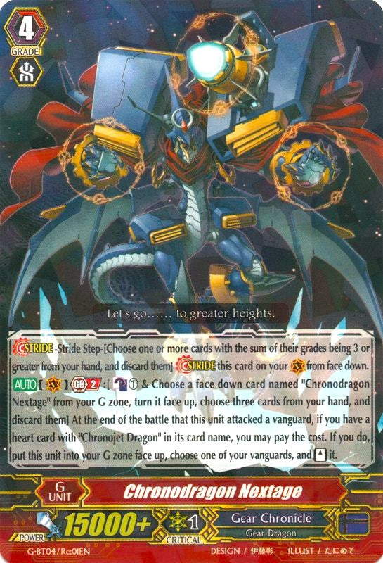 Image for Chronodragon Nextage (G-CB04: Gear of Fate) (G-CB04/Re:01EN) - Cardfight Vanguard