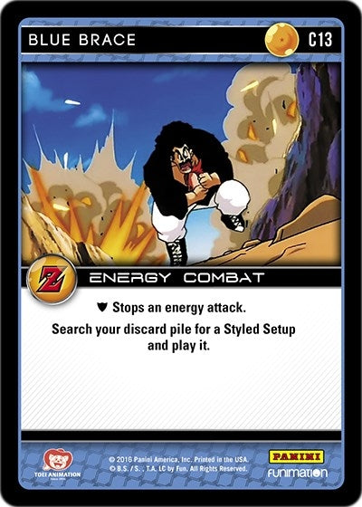 Image for Blue Brace (Panini: Awakening) (C13) - Dragon Ball Z TCG