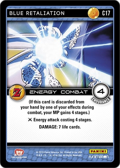 Image for Blue Retaliation (Panini: Awakening) (C17) - Dragon Ball Z TCG
