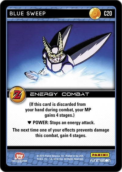 Image for Blue Sweep (Panini: Awakening) (C20) - Dragon Ball Z TCG