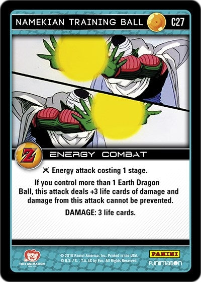 Image for Namekian Training Ball (Panini: Awakening) (C27) - Dragon Ball Z TCG