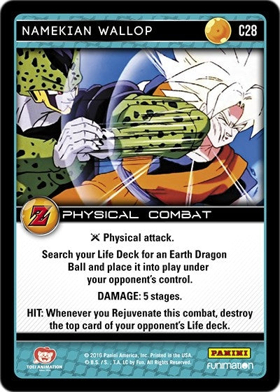 Image for Namekian Wallop (Panini: Awakening) (C28) - Dragon Ball Z TCG
