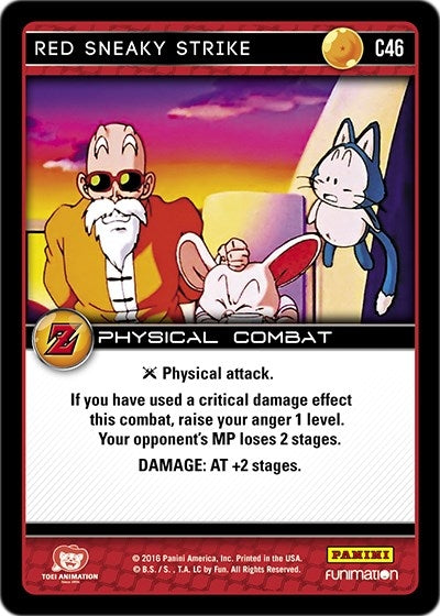 Image for Red Sneaky Strike (Panini: Awakening) (C46) - Dragon Ball Z TCG