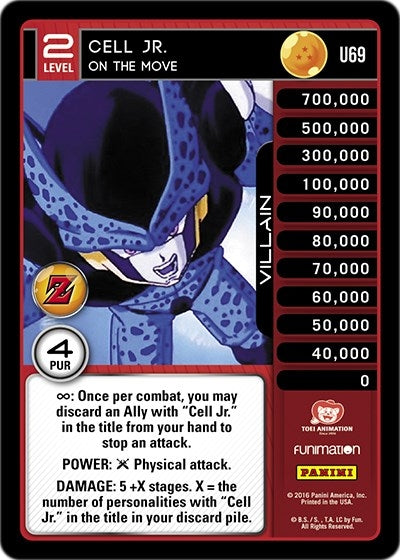 Image for Cell Jr. - On the Move (Panini: Awakening) (U69) - Dragon Ball Z TCG
