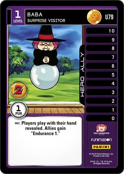 Image for Baba - Surprise Visitor (Panini: Awakening) (U79) - Dragon Ball Z TCG