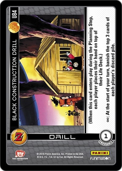 Image for Black Construction Drill (Panini: Awakening) (U84) - Dragon Ball Z TCG