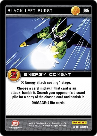 Image for Black Left Burst (Panini: Awakening) (U85) - Dragon Ball Z TCG