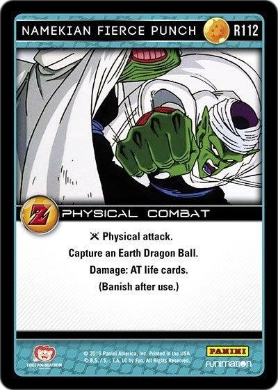 Image for Namekian Fierce Punch (Panini: Awakening) (R112) - Dragon Ball Z TCG