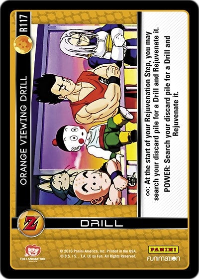 Image for Orange Viewing Drill (Panini: Awakening) (R117) - Dragon Ball Z TCG