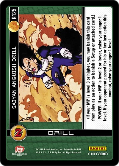 Image for Saiyan Anguish Drill (Panini: Awakening) (R125) - Dragon Ball Z TCG