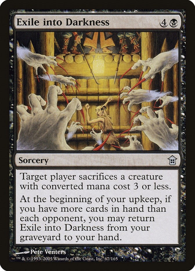 Image for Exile into Darkness (Saviors of Kamigawa) (67) - Magic: The Gathering