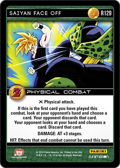 Image for Saiyan Face Off (Panini: Awakening) (R129) - Dragon Ball Z TCG