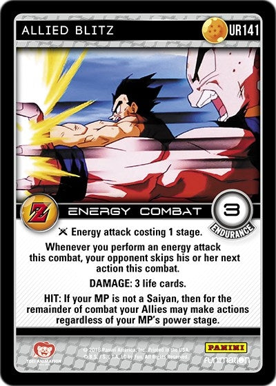 Image for Allied Blitz (Panini: Awakening) (UR141) - Dragon Ball Z TCG