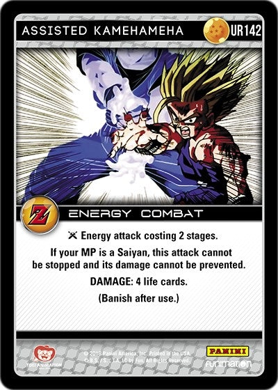 Image for Assisted Kamehameha (Panini: Awakening) (UR142) - Dragon Ball Z TCG