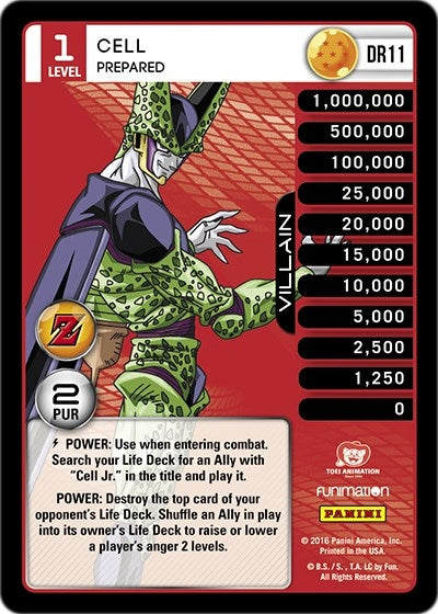 Image for Cell - Prepared (Panini: Awakening) (DR11) - Dragon Ball Z TCG