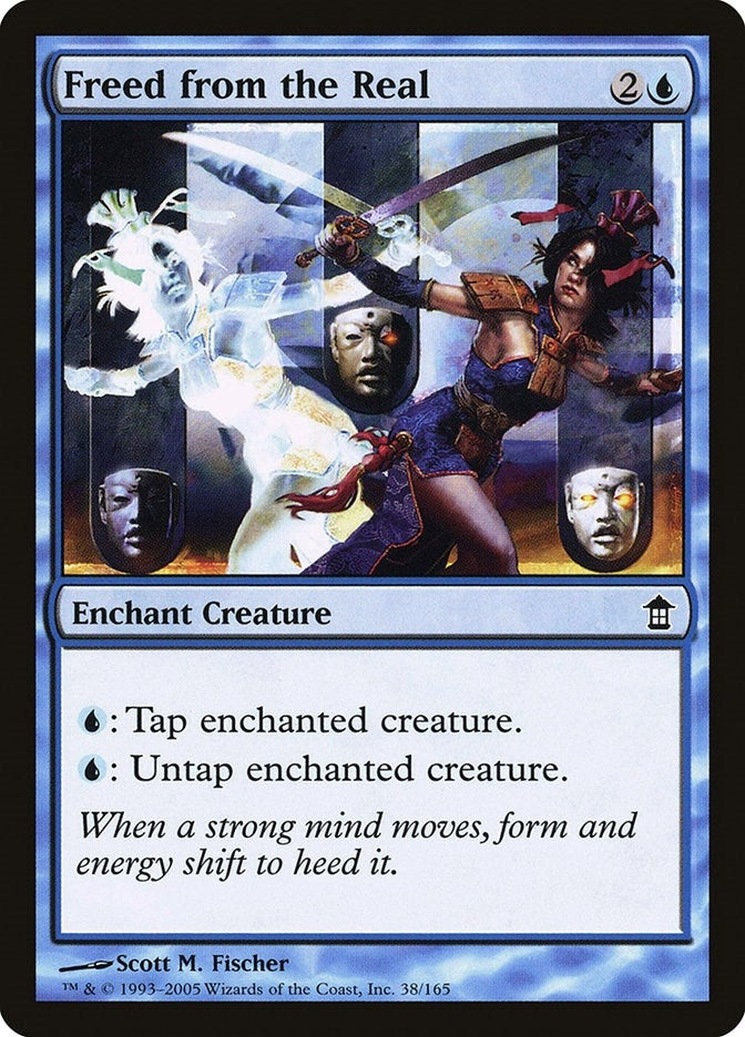 Image for Freed from the Real (Saviors of Kamigawa) (38) - Magic: The Gathering