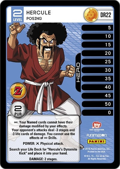 Image for Hercule - Posing (Panini: Awakening) (DR22) - Dragon Ball Z TCG